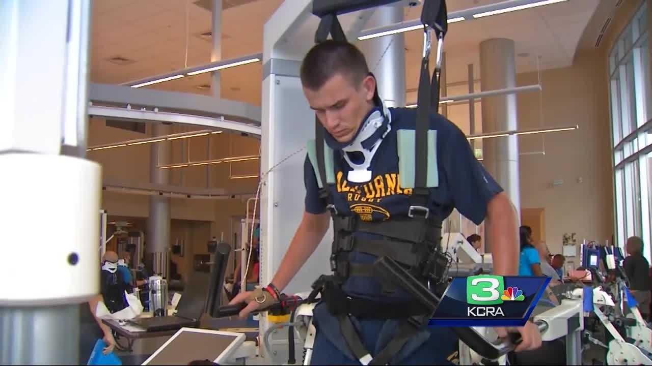 Paralyzed Cal rugby player is an inspiration during rehab: 'There's hope'