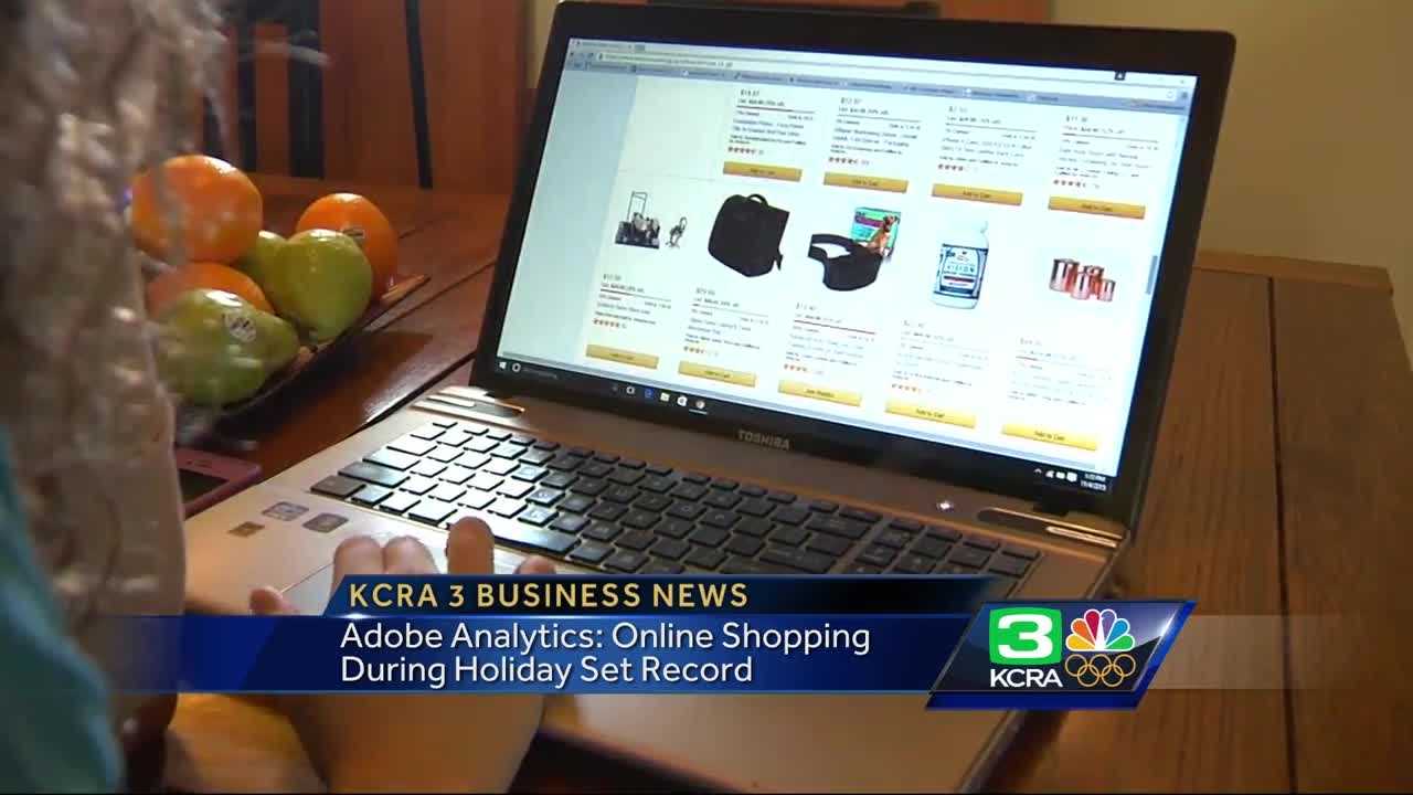 Business News: Holiday shoppers spent record amount online