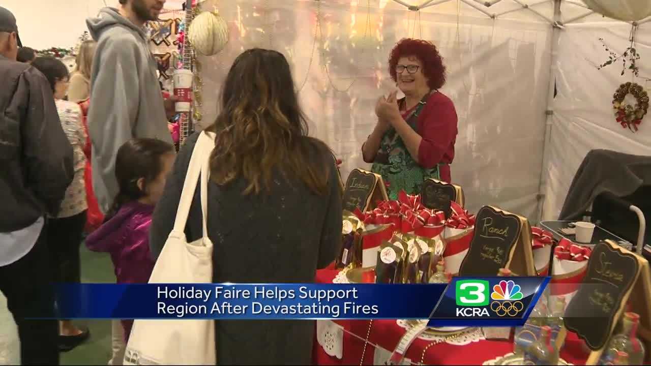 Holiday faire helps support region after devastating wildfire