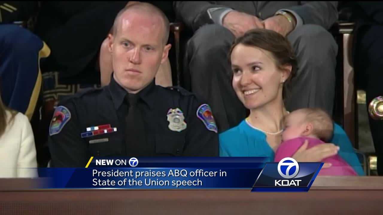 APD officer honored during State of the Union