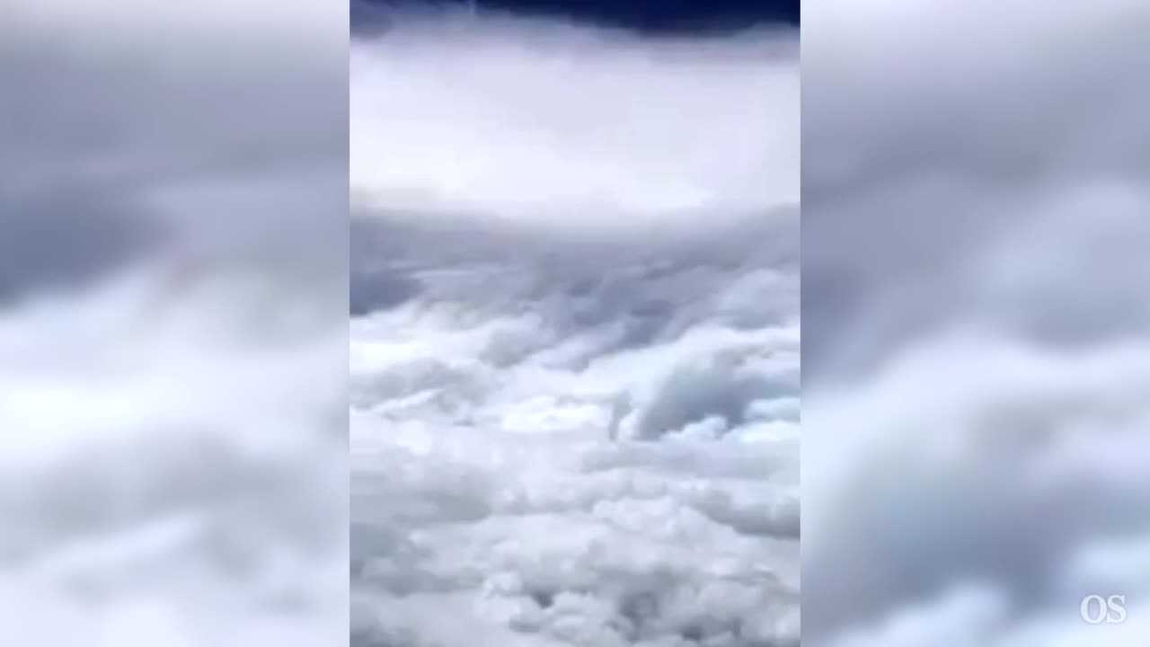 Inside the eye of category 5 hurricane Irma