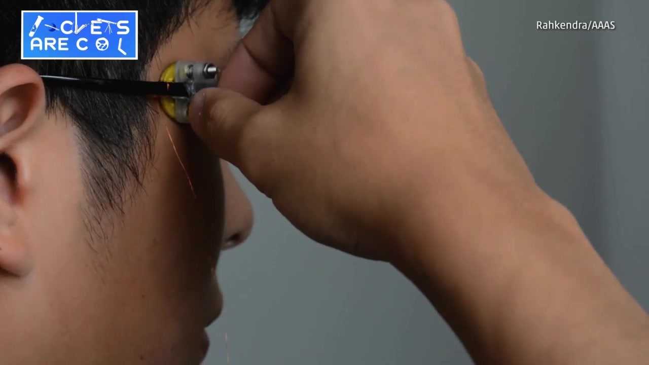 Blink-activated glasses control day-to-day tasks