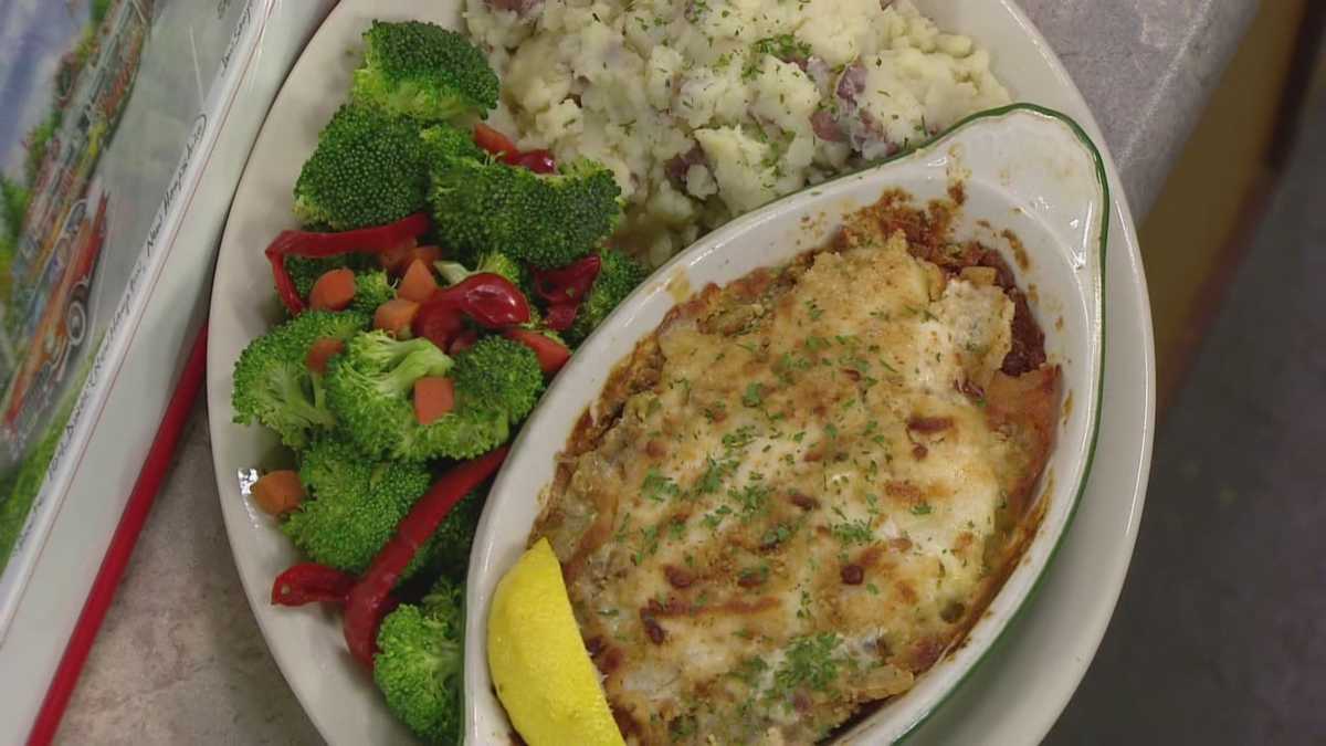 Baked haddock
