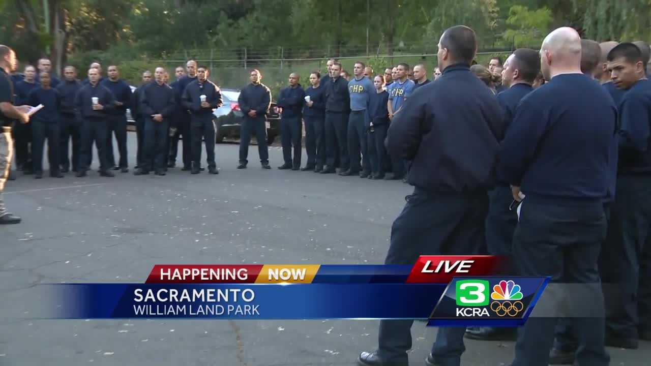 CHP cadets perform community service in Sacramento’s William Land Park
