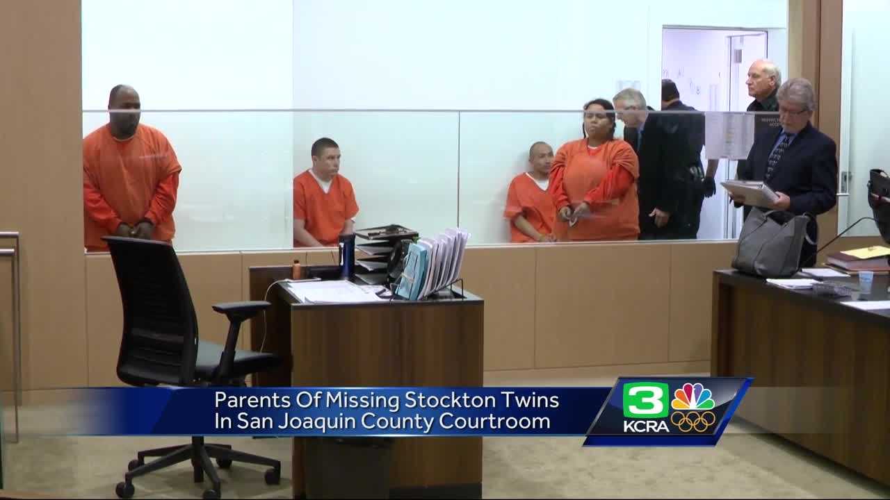 Parents of missing Stockton twins back in court