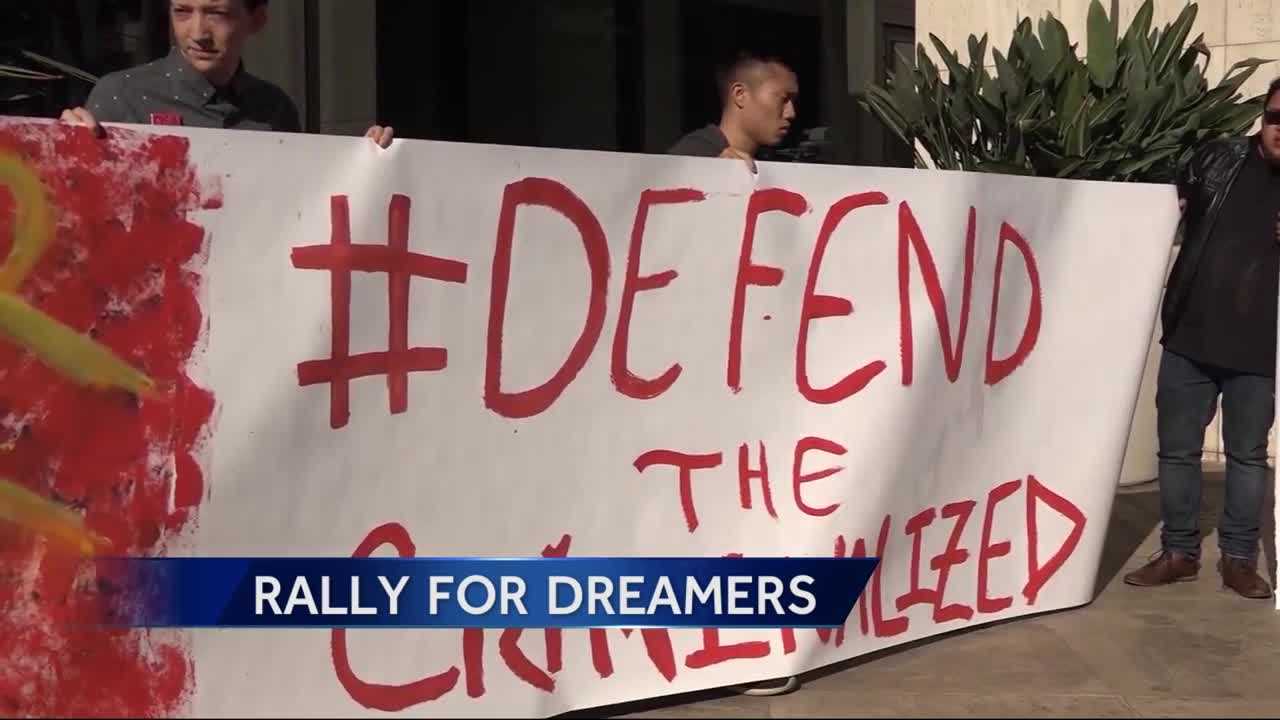 Dreamers in Modesto hold rally at Rep. Denham’s office