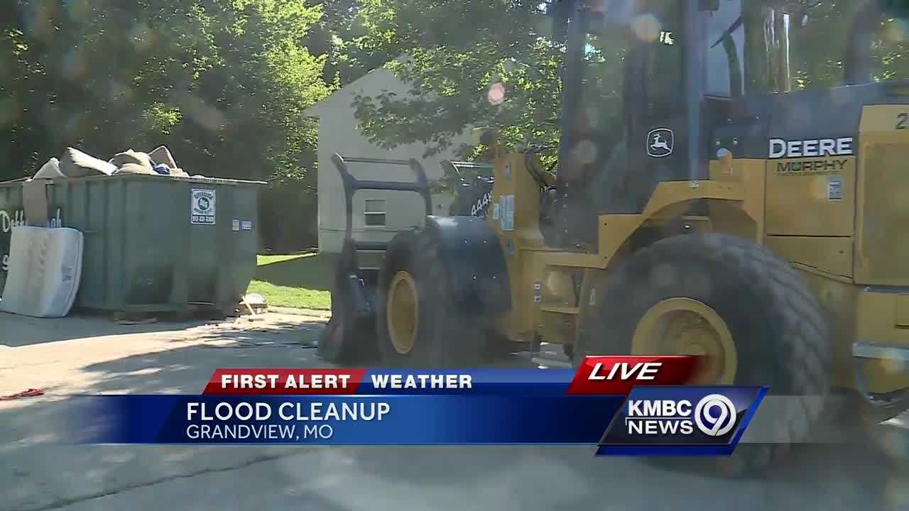 Flooding cleanup continues in Grandview