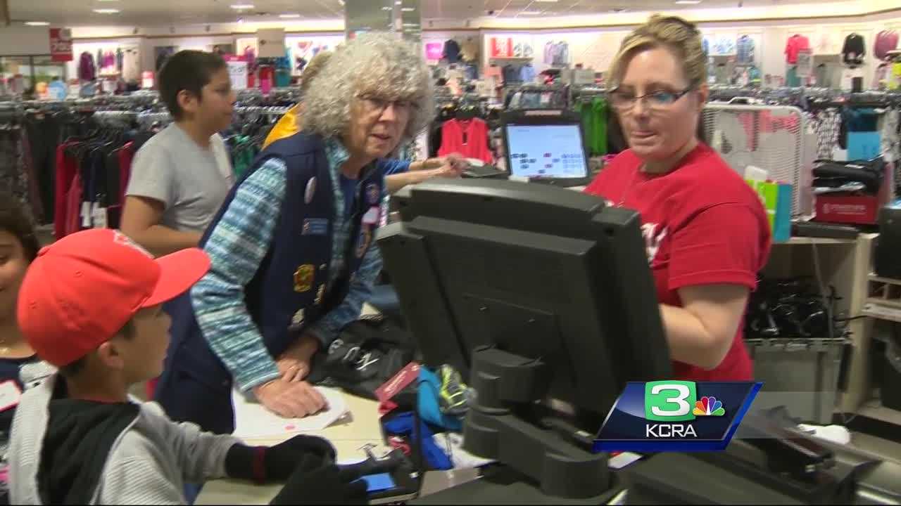 Back to school shopping