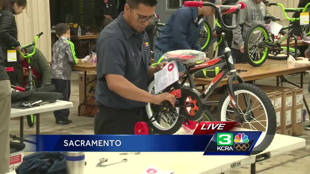 Anrak Corp. Build a bike day in Sacramento