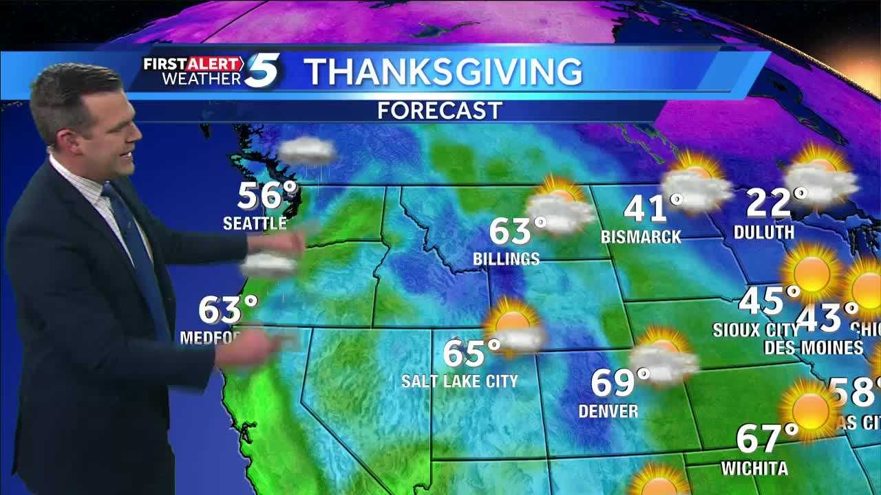Forecast: The wind is gone, Thanksgiving Forecast