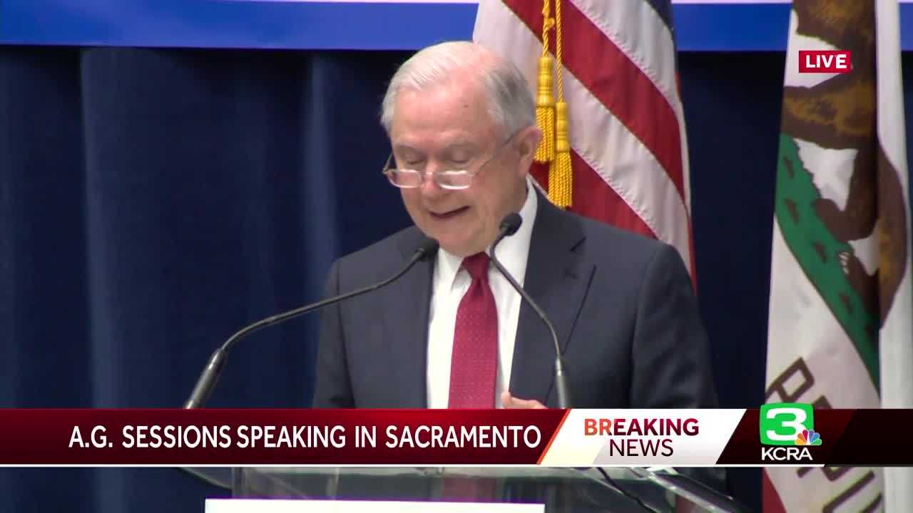 AG Sessions says sanctuary state laws endanger law enforcement
