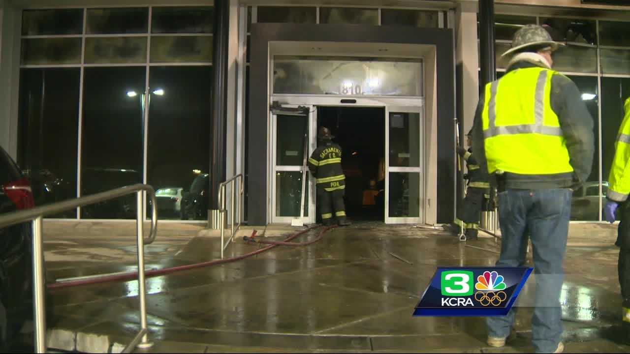 Overnight fire damages Sacramento car dealership