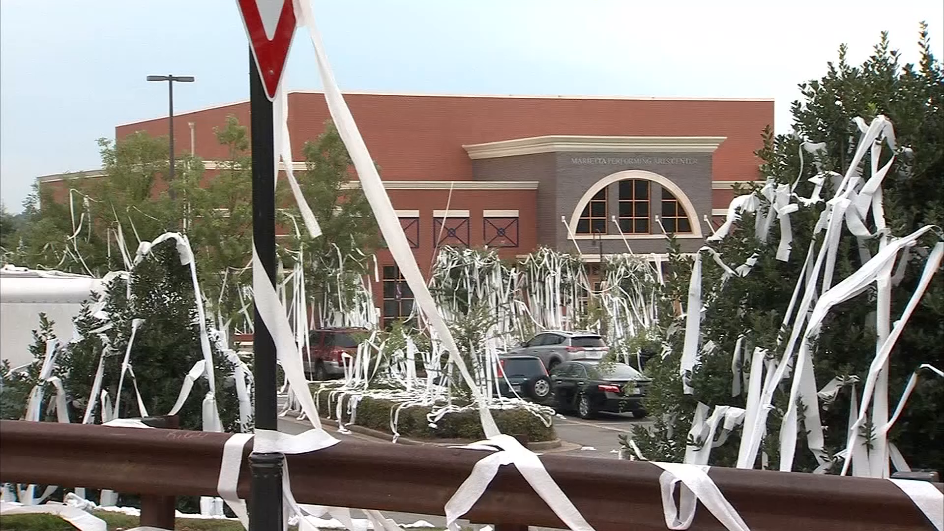 For tradition's sake: An epic toilet-papering