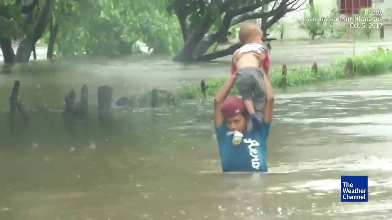 Tropical Storm Nate rips through Nicaragua