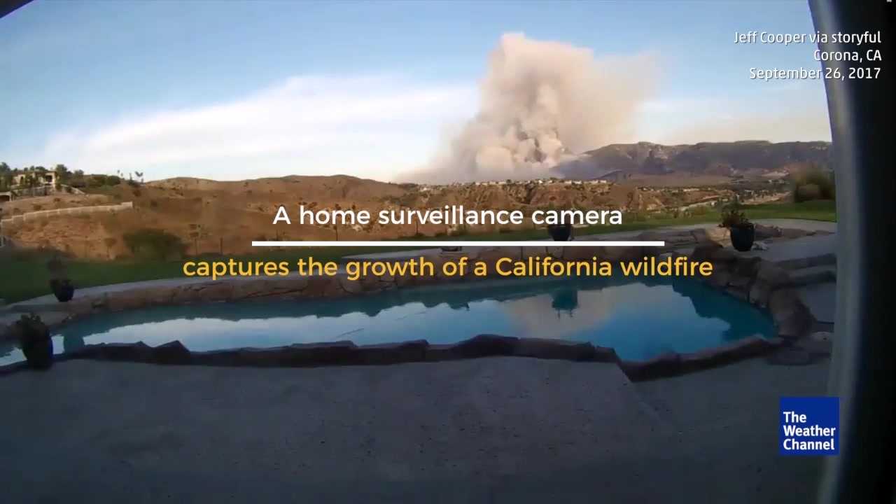 Watch California Wildfire Escalate Quickly
