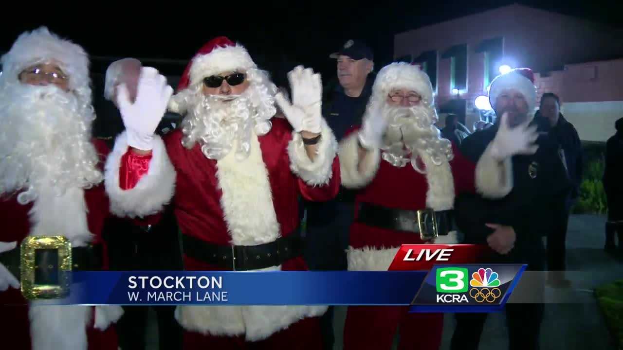 Stockton Police Department plays Santa to families in need