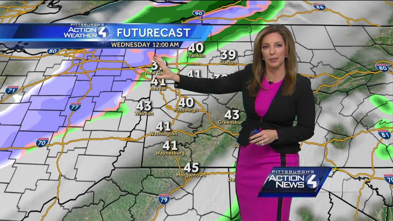 Forecast: Breezy and dry today; rain and snow in some areas later