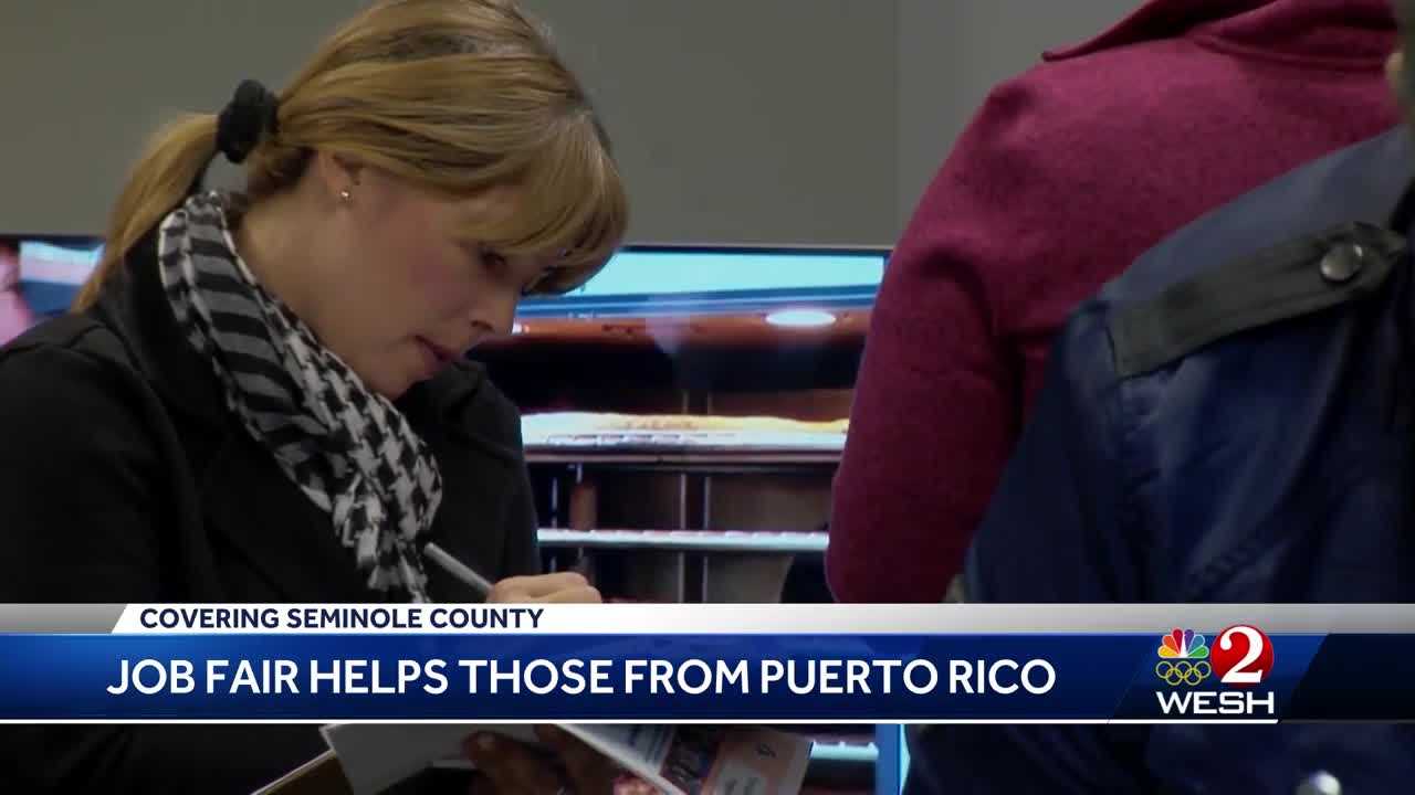 Job fair aims to help those from Puerto Rico