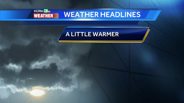 Heat creeping in with less wind and more sun.