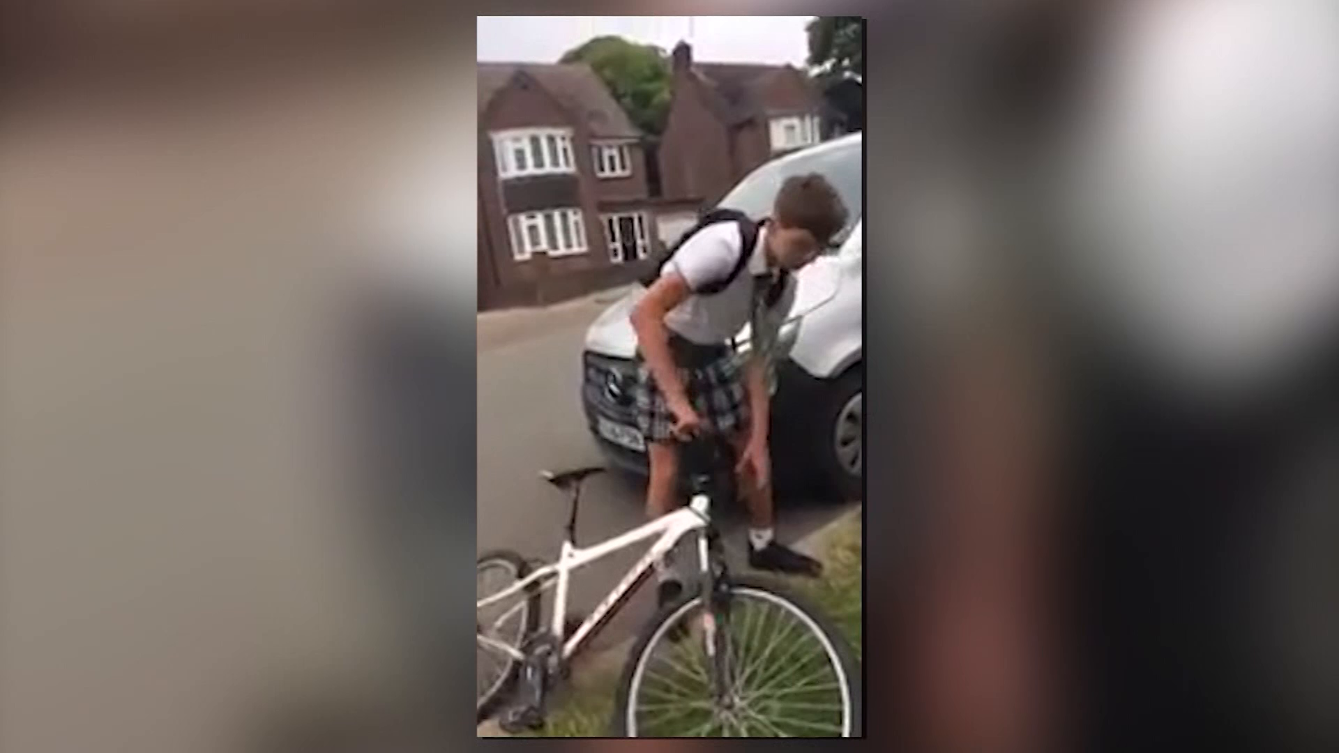 British schoolboys don skirts to protest shorts ban in heat wave