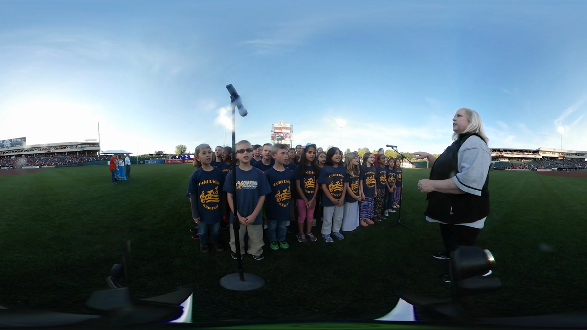 Gold Ridge Choir Club sings National Anthem ahead of River Cats game - KCRA Sacramento