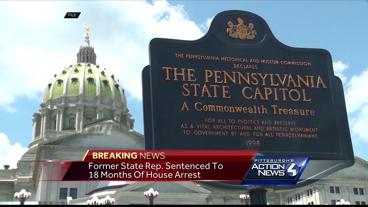 Former State Rep. sentenced to 18 months of house arrest