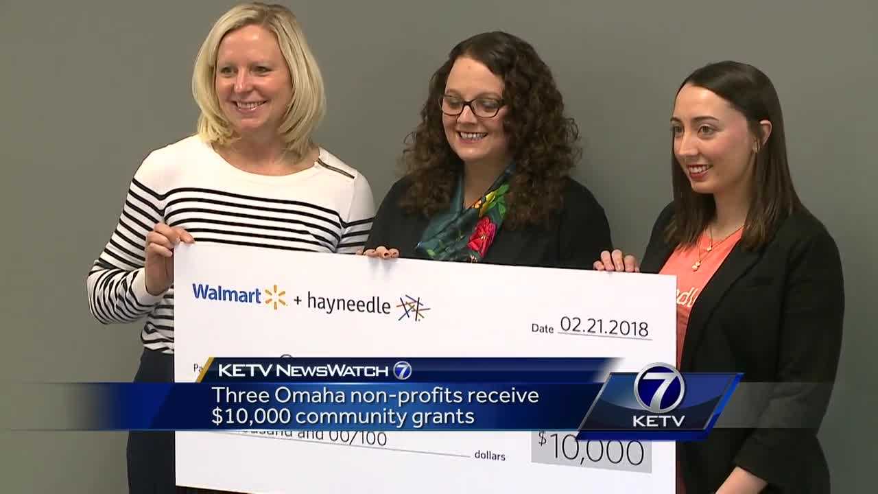 Three Omaha non-profits receive $10,000 community grants