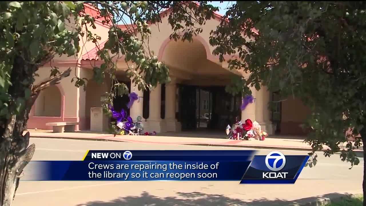 Library preparing to reopen after deadly shooting
