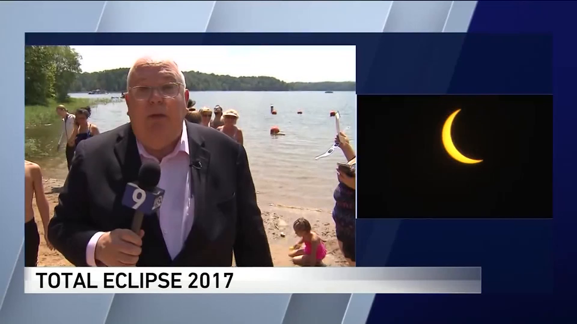 Meteorologist overwhelmed with emotion during eclipse