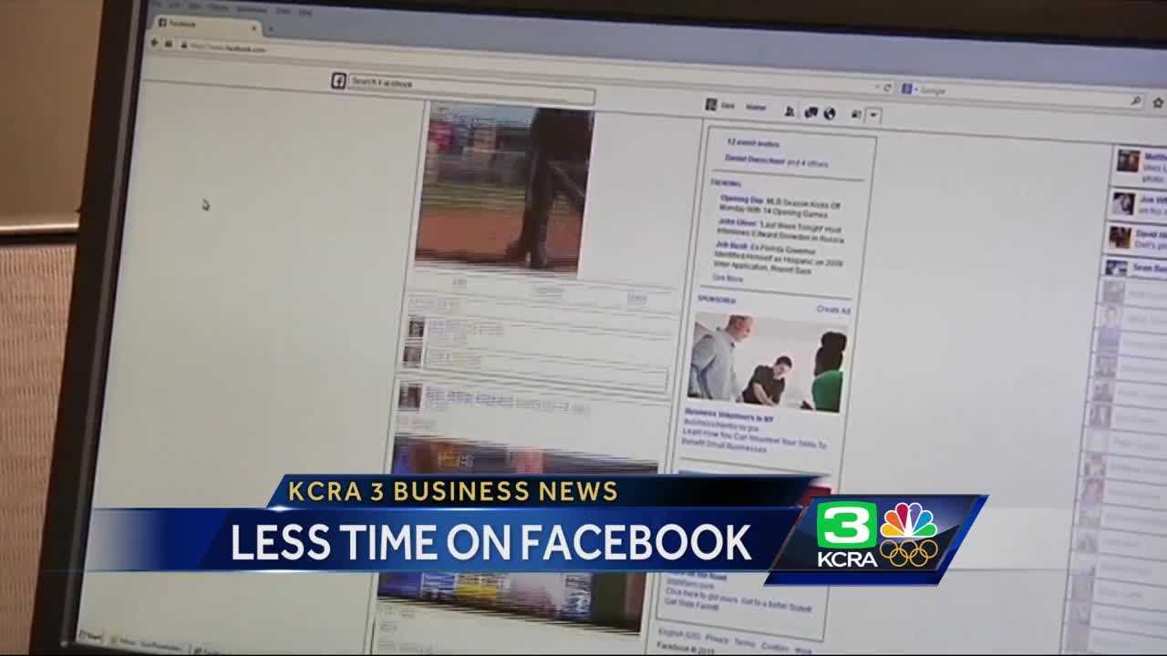 Business News: Facebook users are spending less time on the site