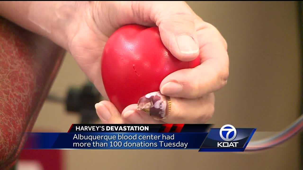 New Mexicans donate money, time and blood for Harvey victims