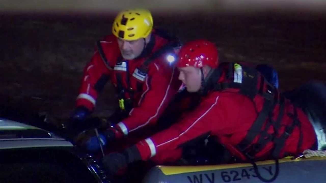 Hero Firefighter Plucks Driver from Floodwater