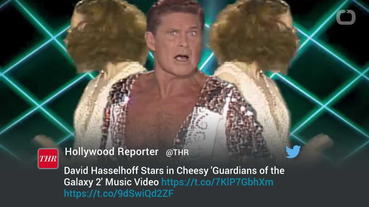 Hasselhoff helps make '80s-like music video for 'Guardians 2'