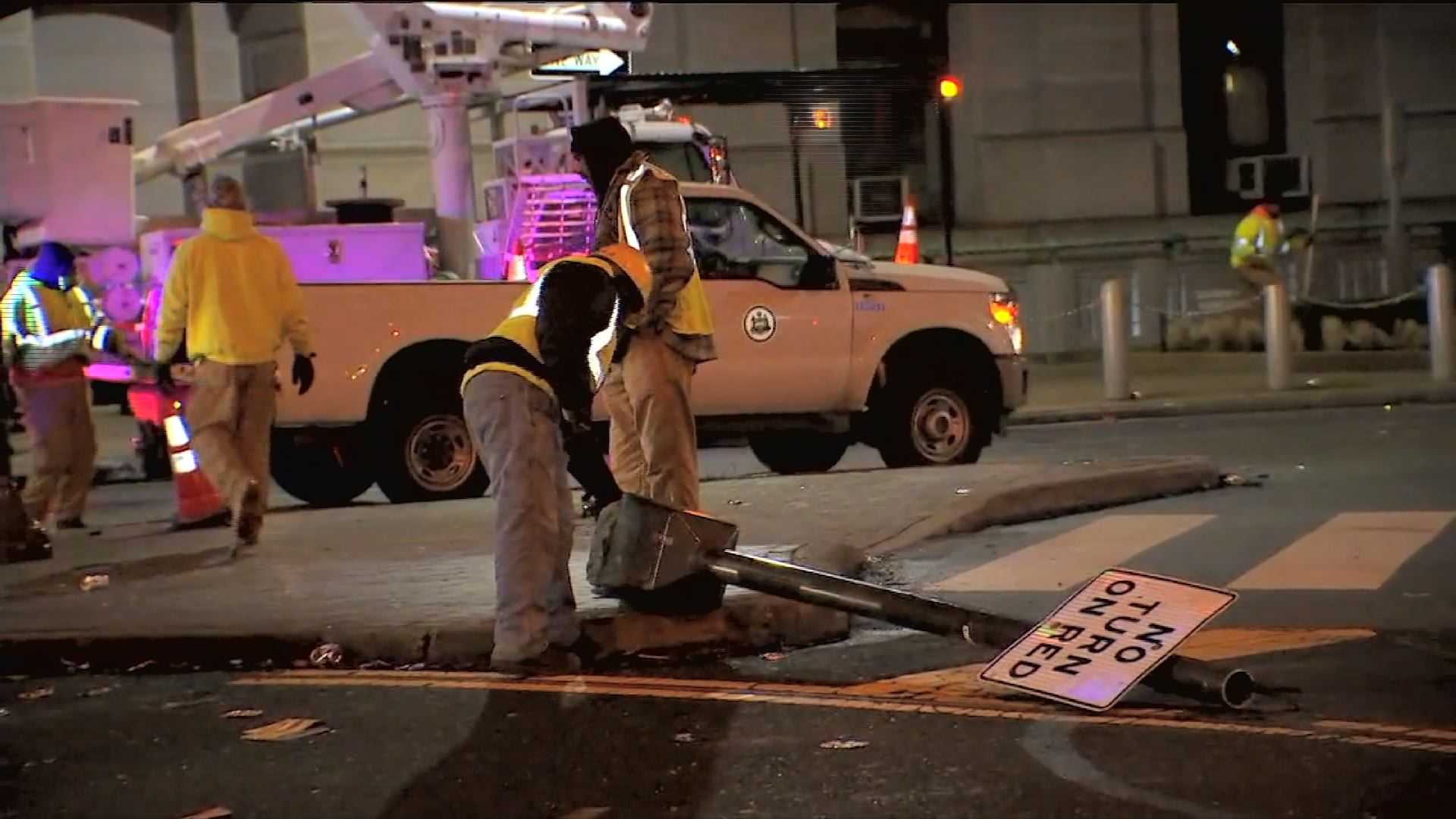 Super Bowl celebration leaves damage in Philadelphia