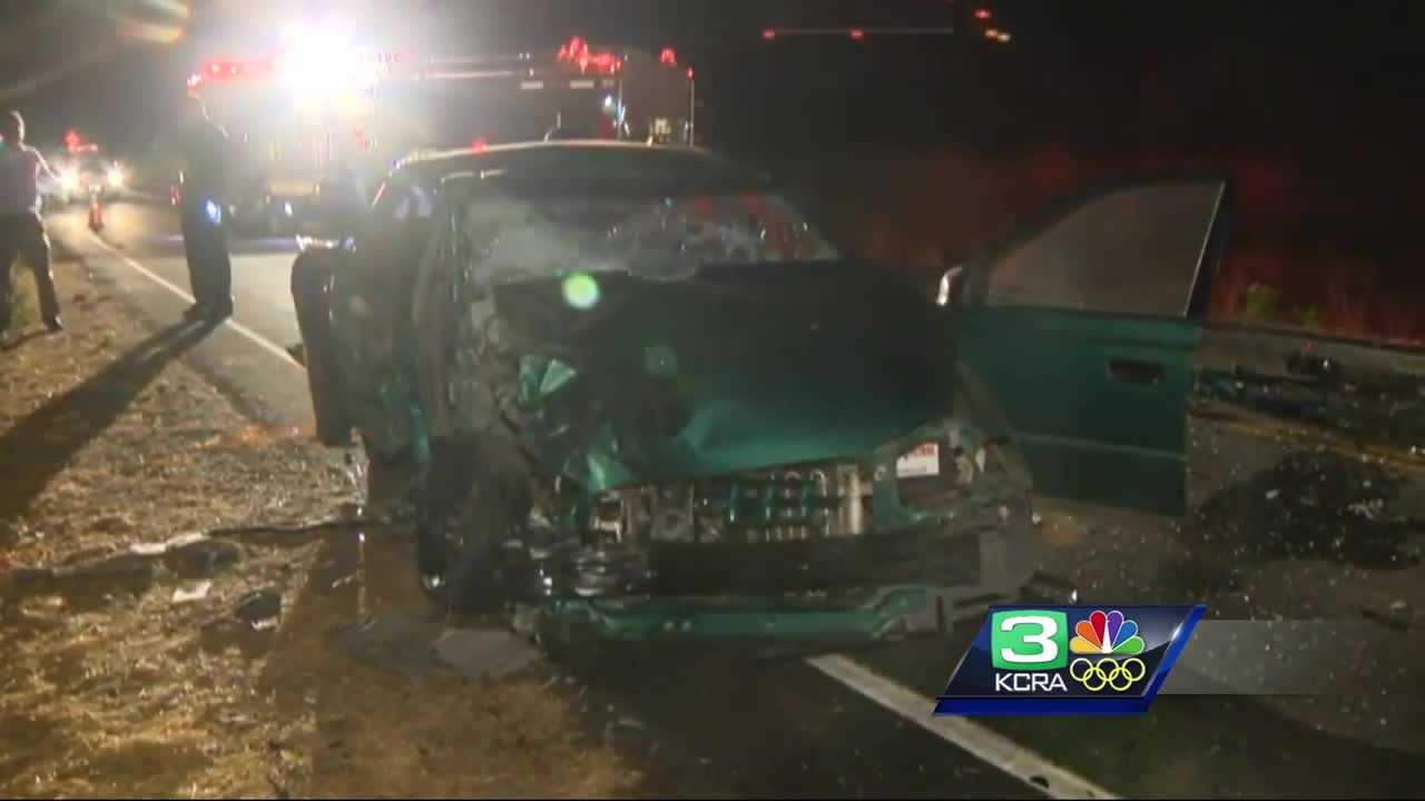 Head-on crash snarls morning traffic on Freeport Blvd.