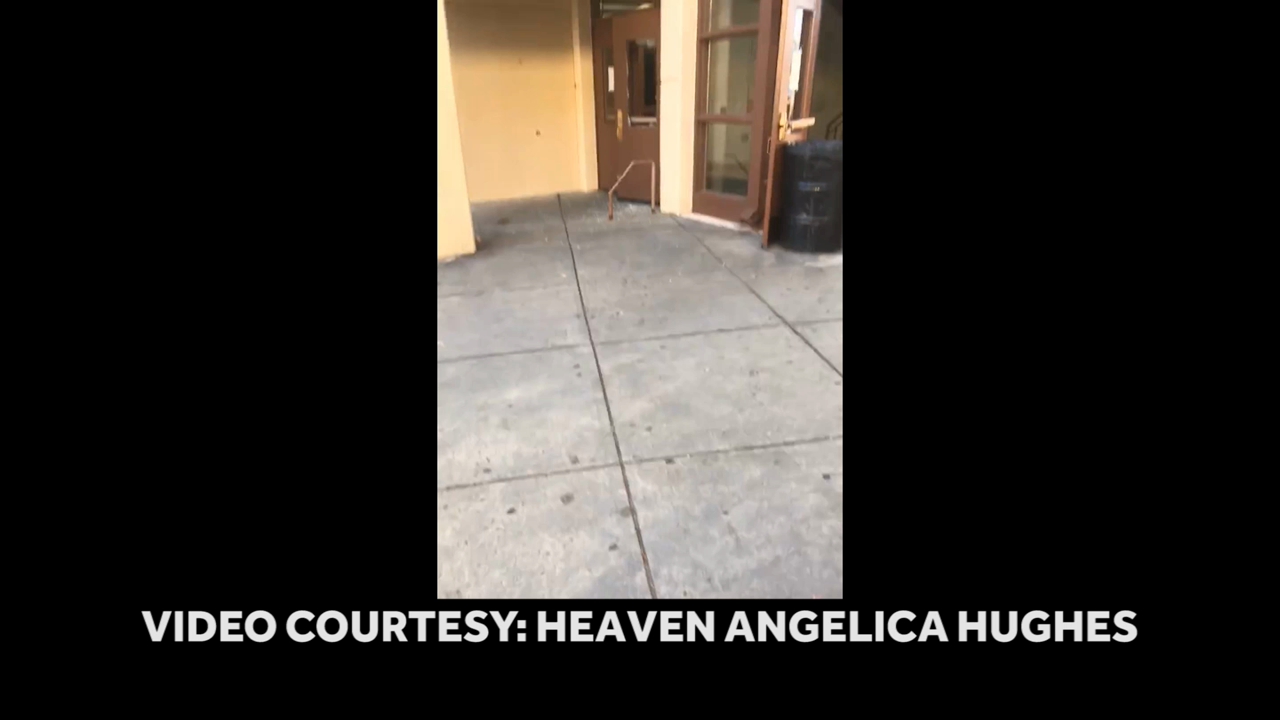 Video shows frightening moments after school shooting