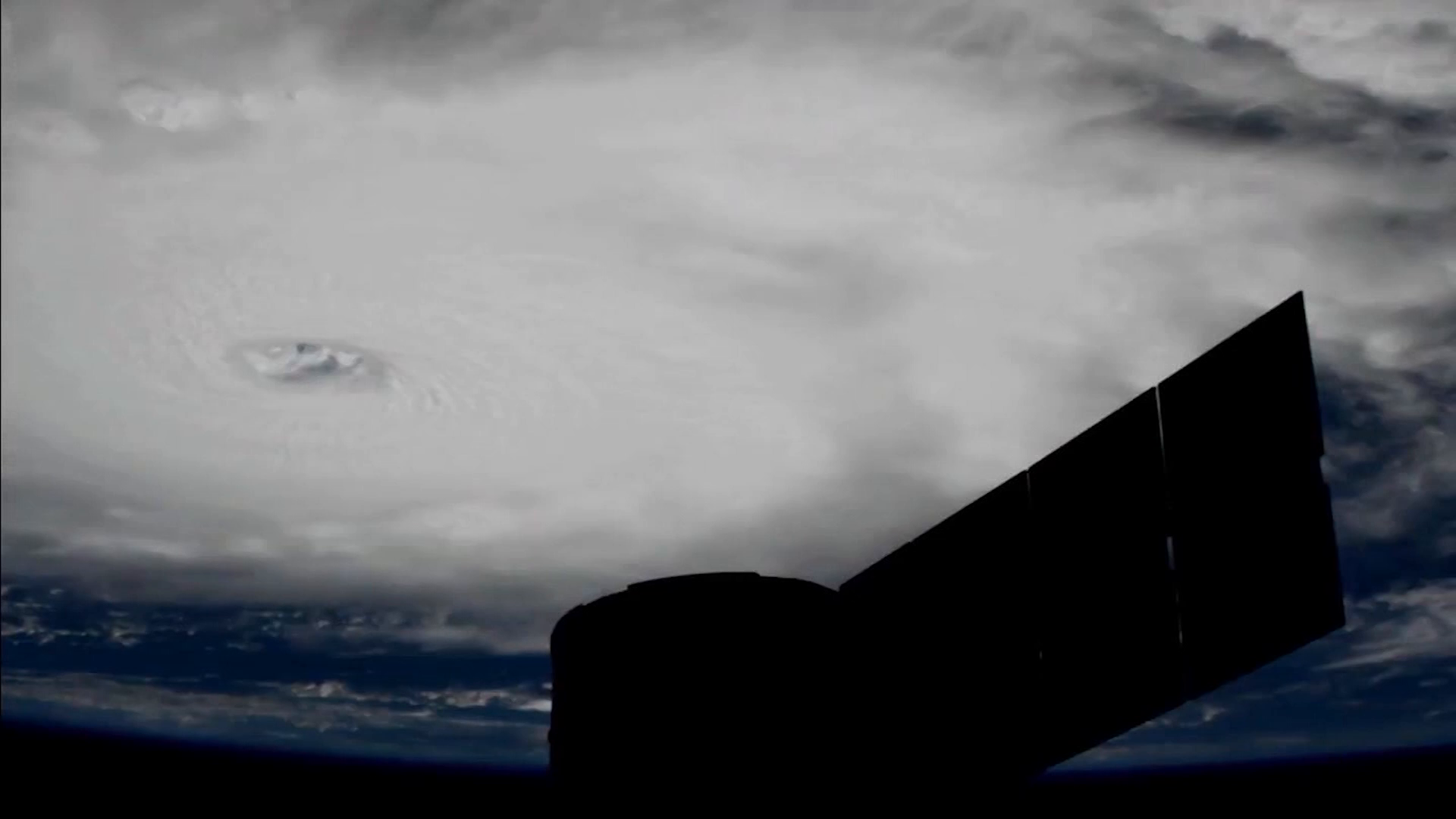 Hurricane Irma spotted from the International Space Station
