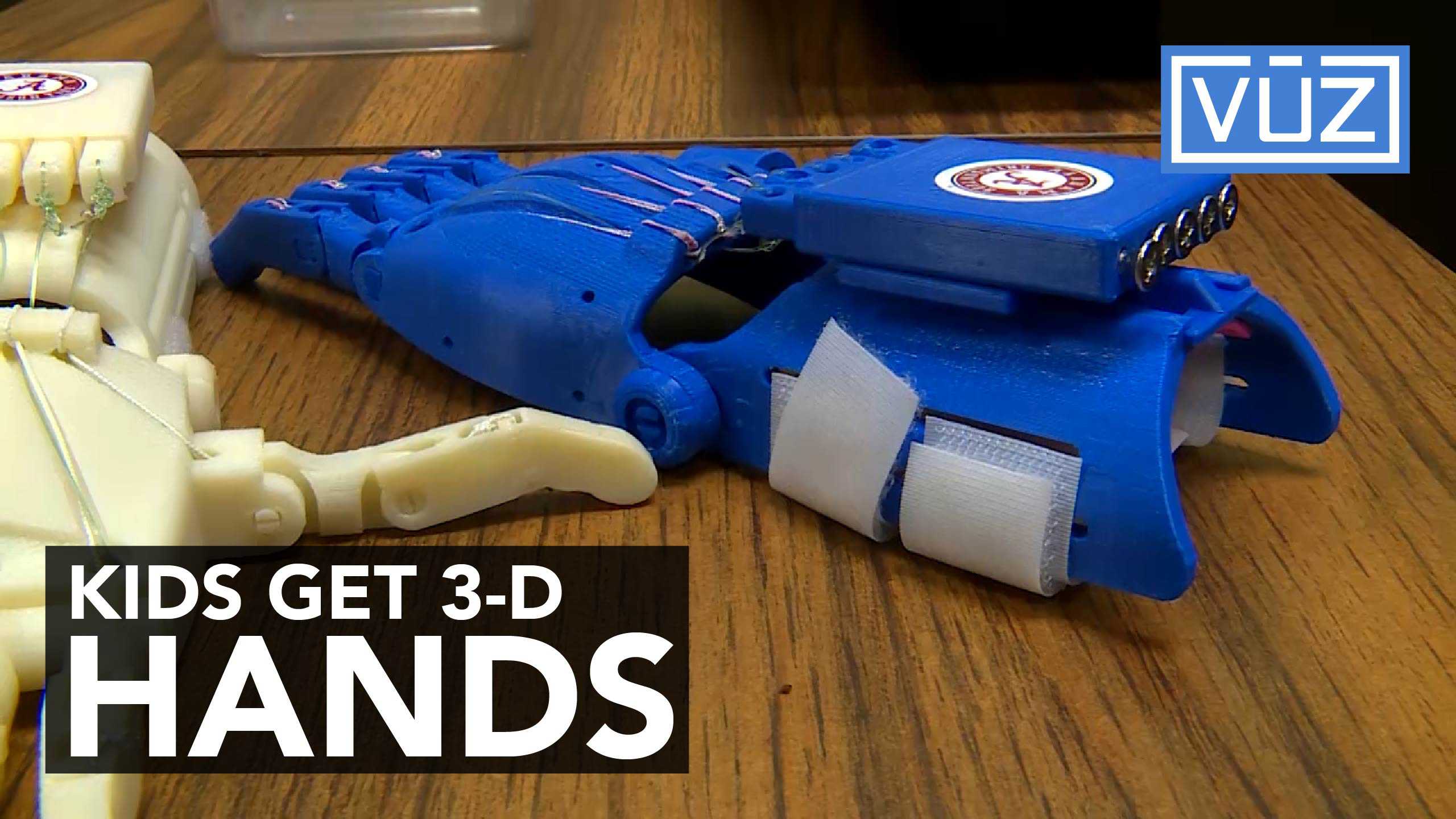 Engineering students create prosthetic hands for kids in need
