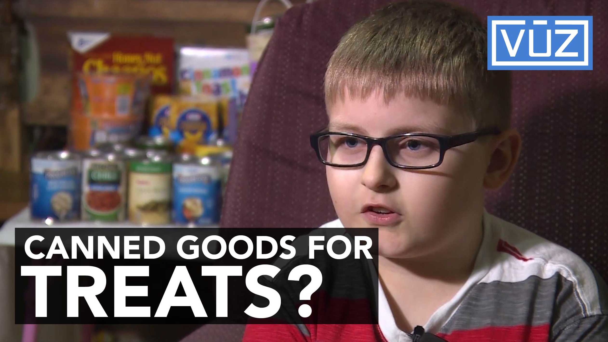 Boy, 11, to collect cans instead of candy this Halloween