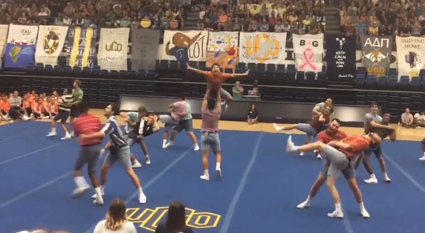 Fraternity members hope viral dance routine will raise money for a good cause