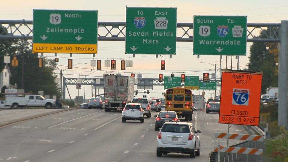 80-mile detour on Pennsylvania Turnpike begins tonight, continues all weekend