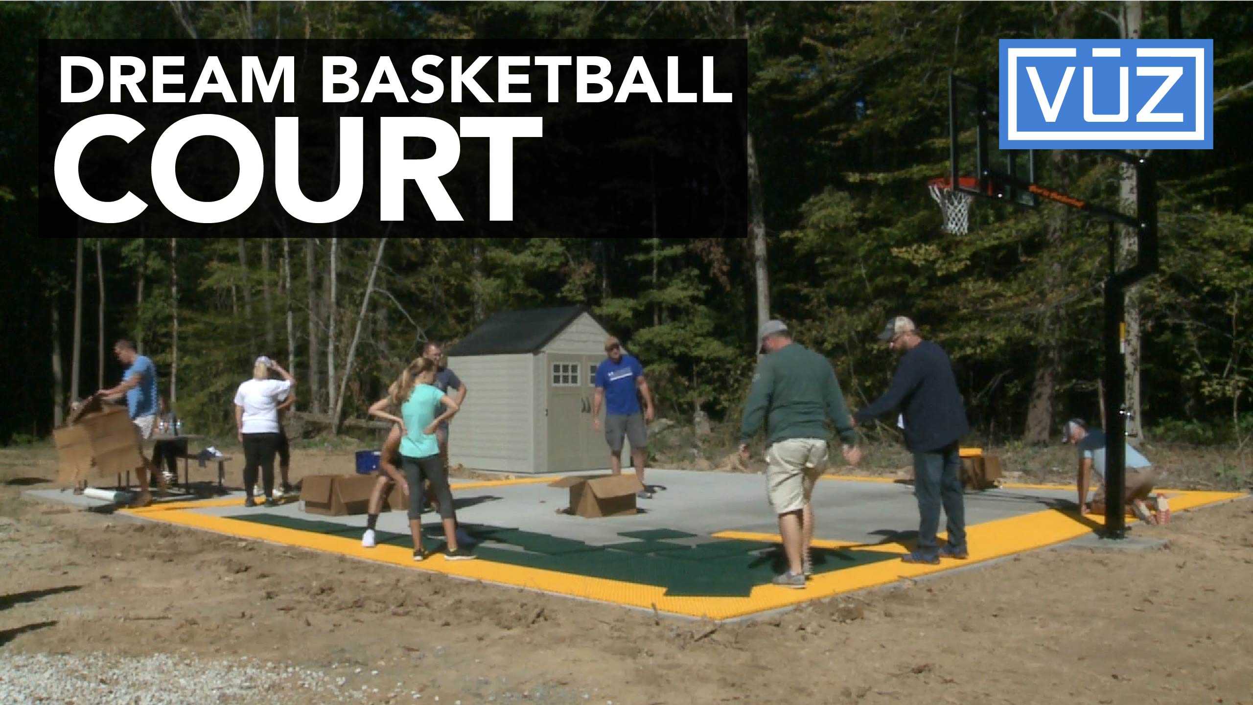 Young girl's basketball dream comes true