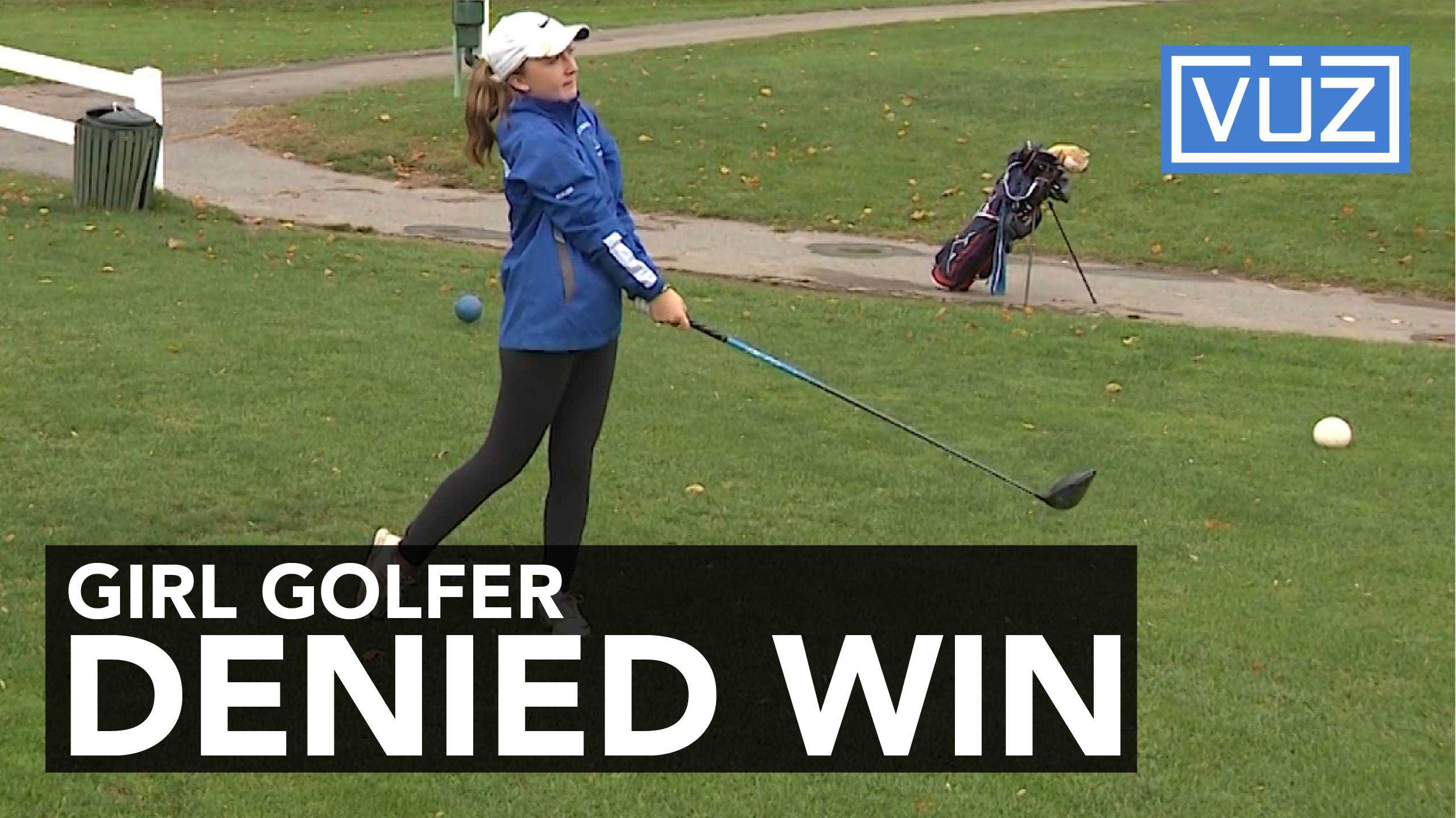 Golfer denied first-place trophy due to gender