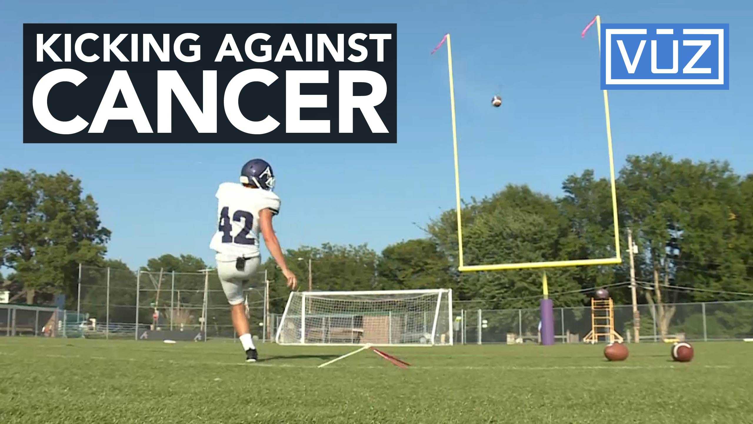 Every point this kicker scores helps fund cancer research