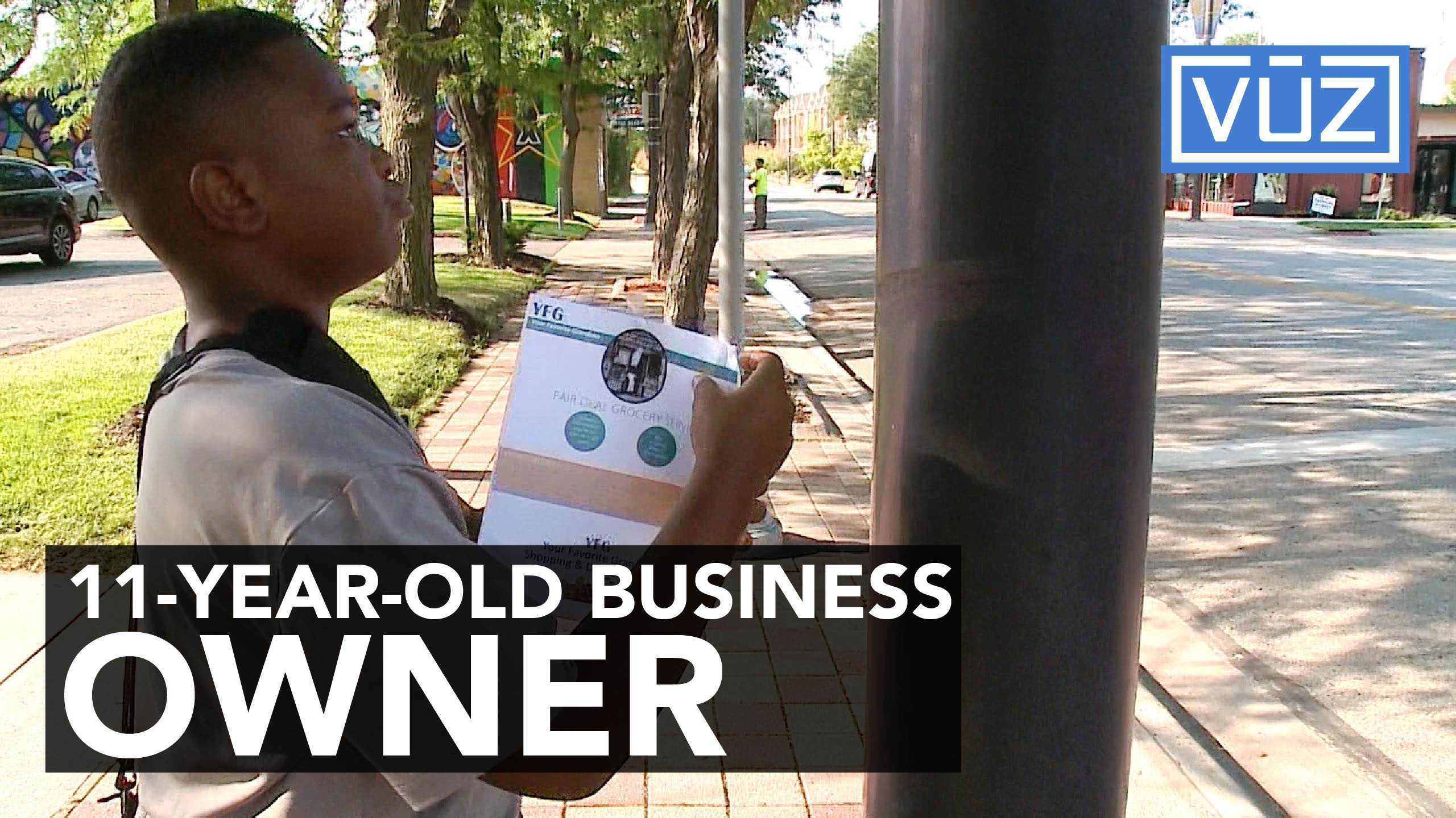 11-year-old kid starts awesome delivery service