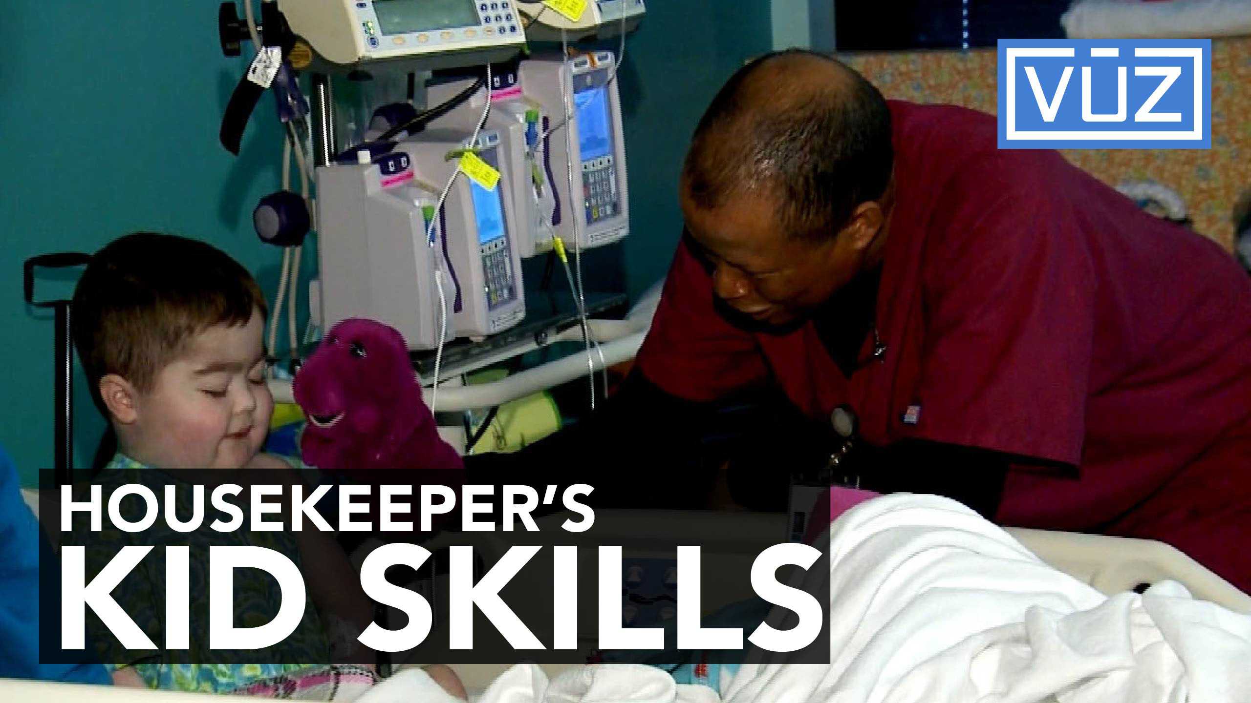 Hospital worker connects with patients better than anyone else