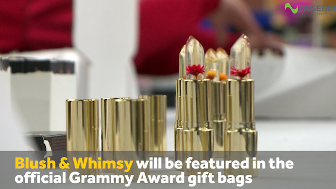 Local lipstick company is heading to the Grammys