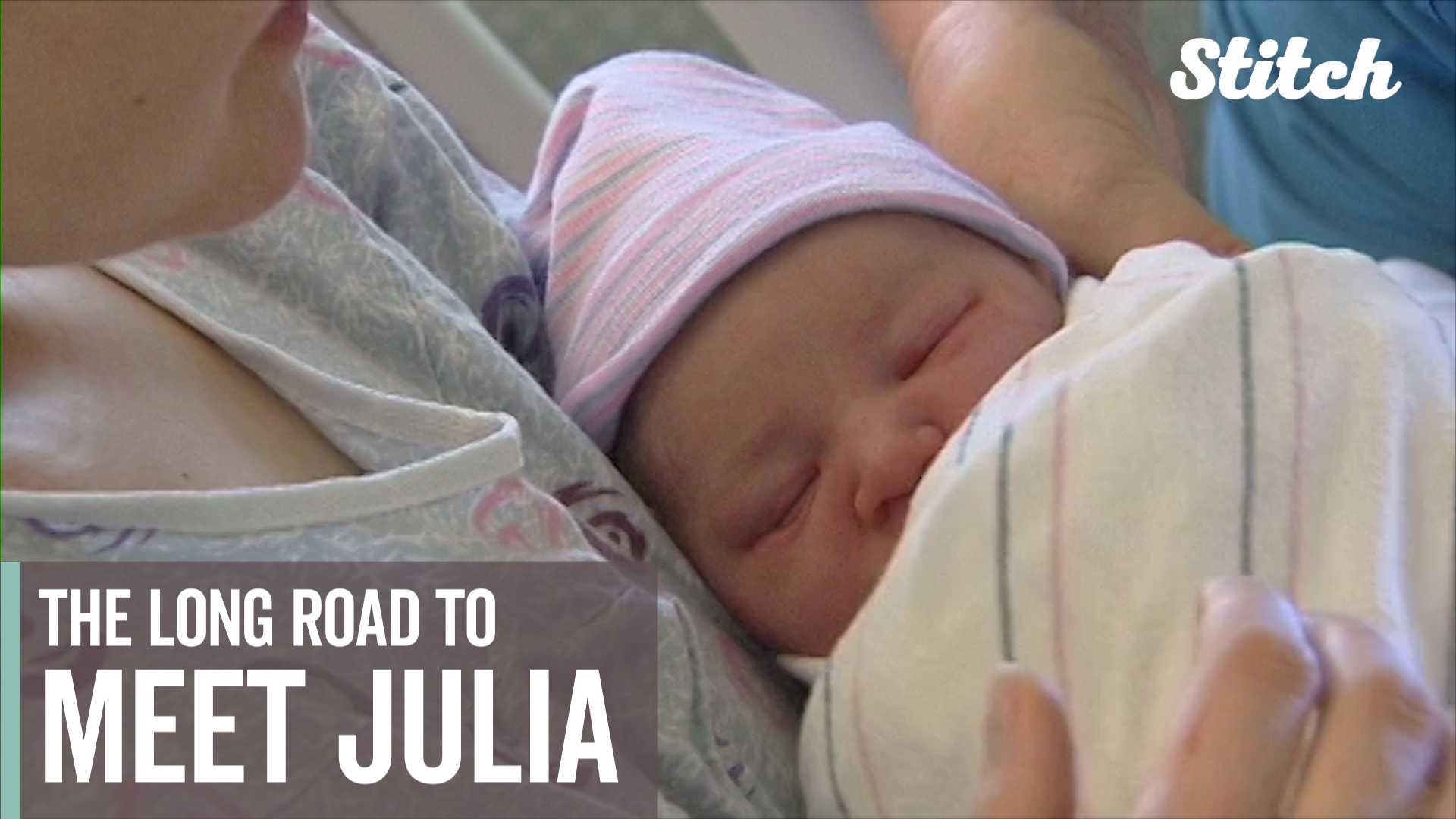 New dad gets there in time for special moment