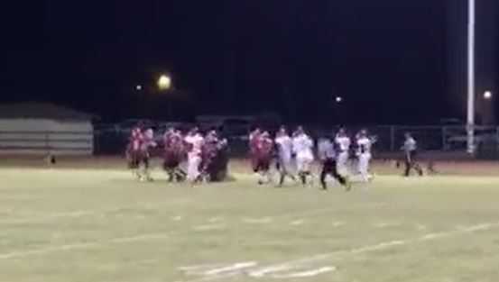 High school football team lets opponent in wheelchair score touchdown