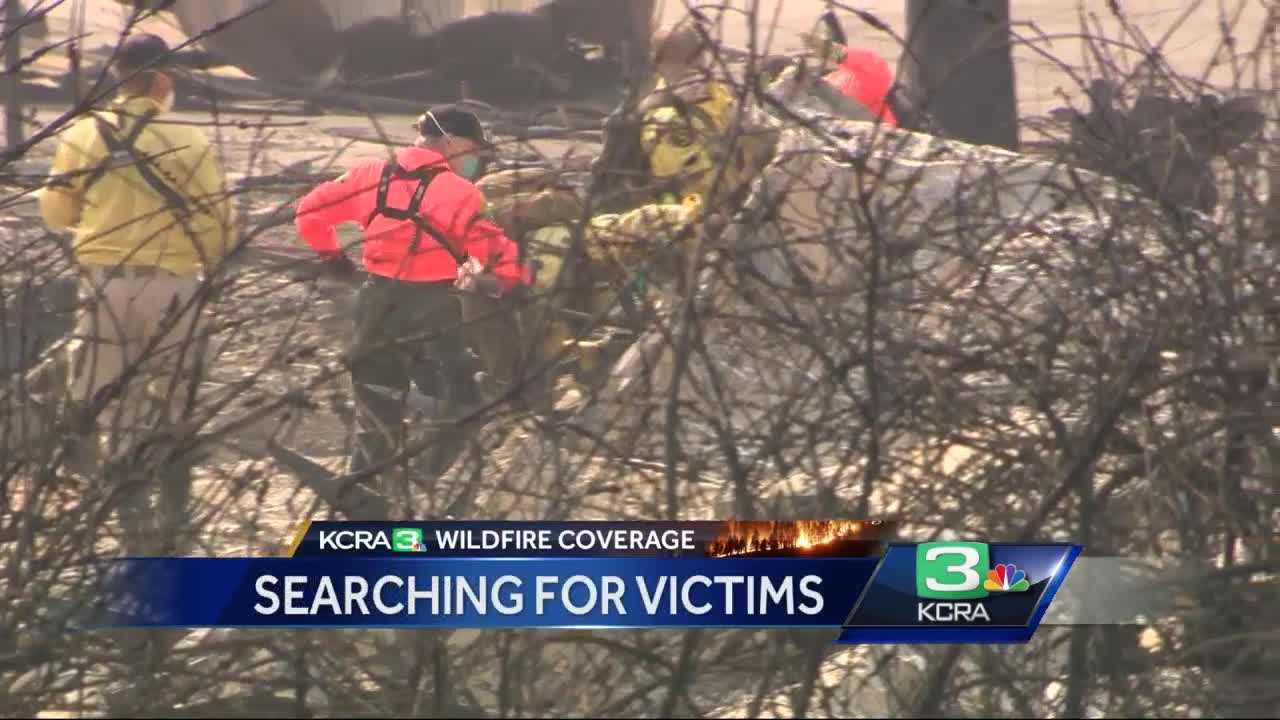 Crews sift through Sonoma County rubble with cadaver dogs